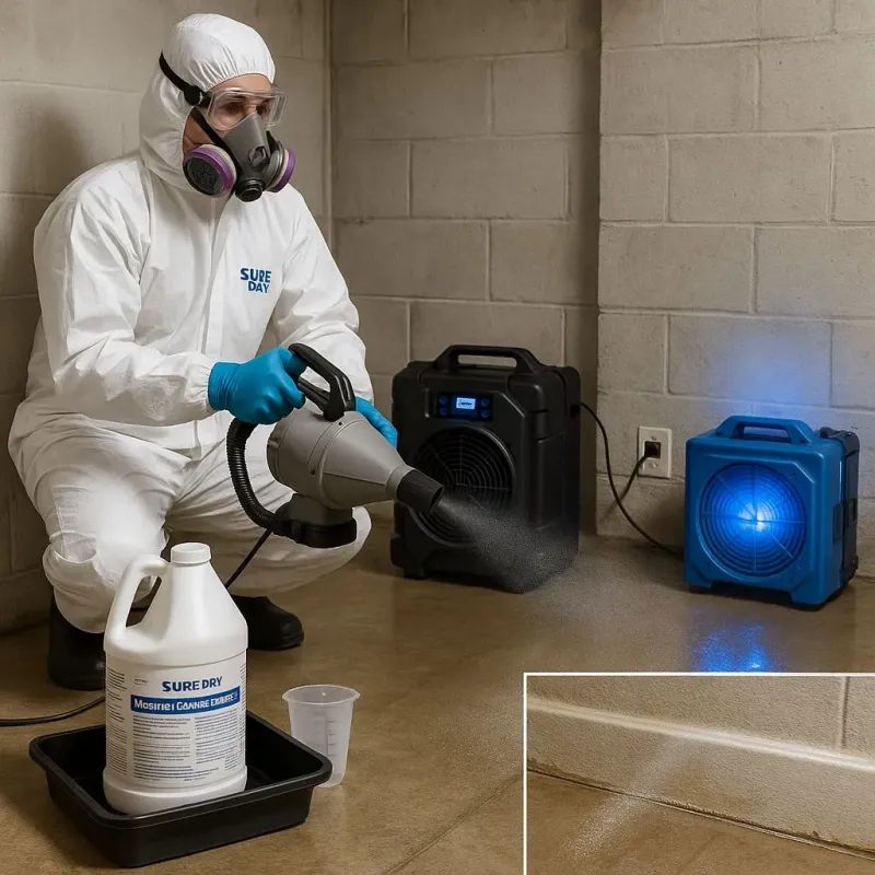 Sanitization and Odor Removal process in Fairfax, OH