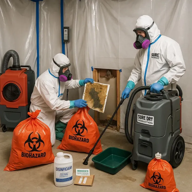 Contaminated Water Handling Protocols process in Fairfax, OH